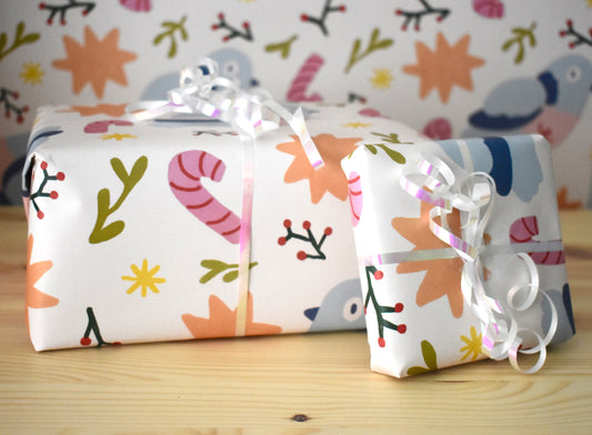 Pigeon Christmas Wrapping Paper